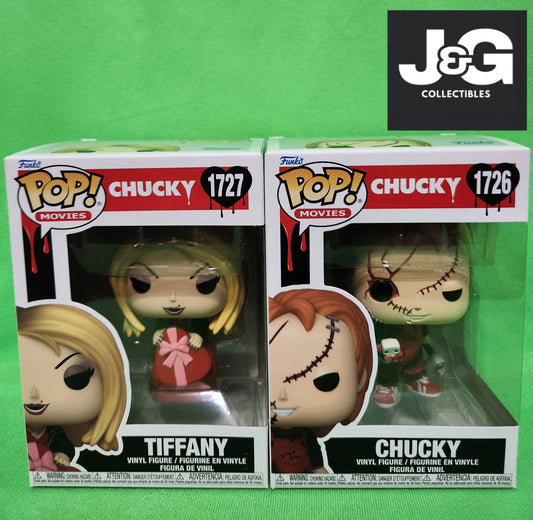 Funko Pop! Chucky Valentines Chucky and Tiffany Set