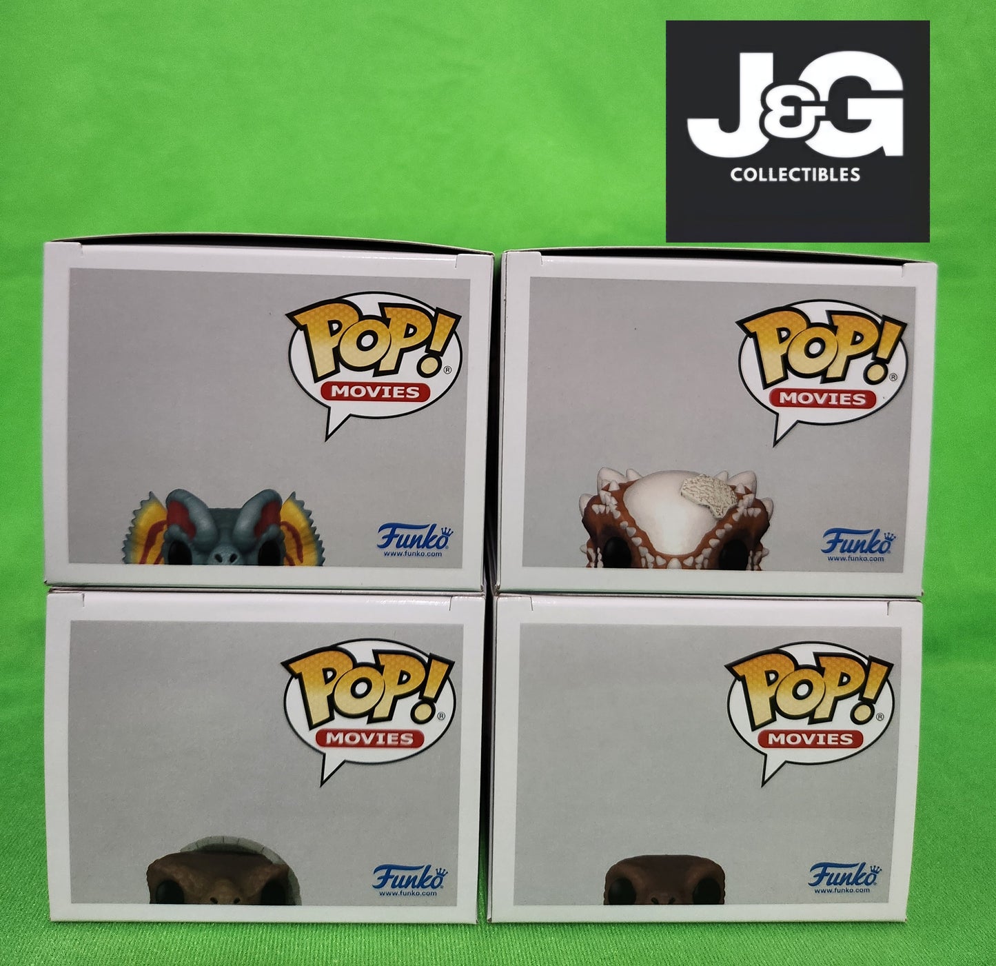 Funko Pop! Jurassic Park Hatchlings Set of 4 Pops!