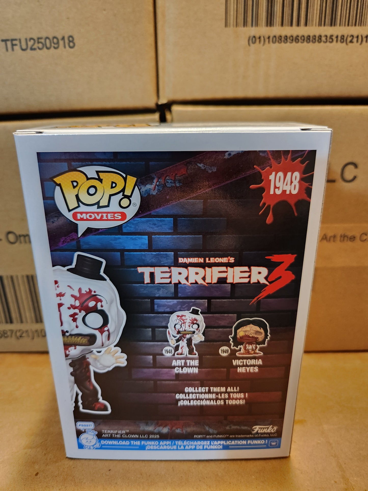 Funko Pop! Terrifier 3 Art the Clown Exclusive
