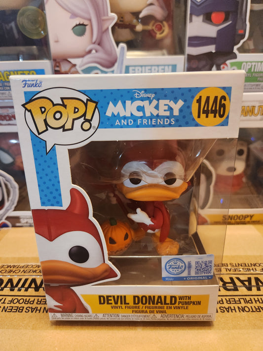 Funko Pop! Disney Devil Donald with Pumpkin Exclusive