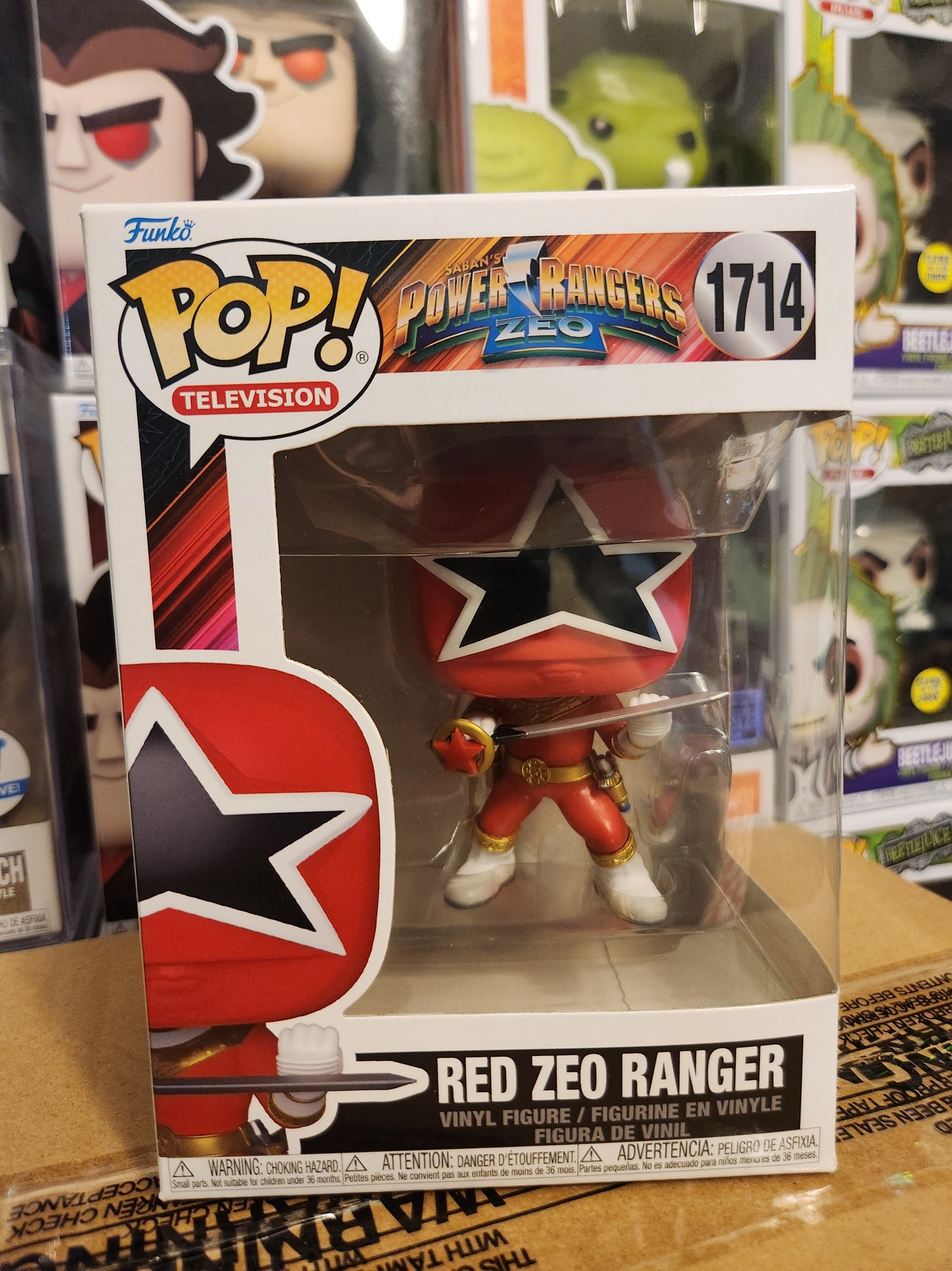 Funko Pop! Power Rangers Red Zeo Ranger