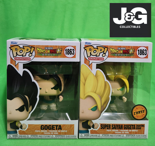 Funko Pop! Dragon Ball Suoer Broly Gogeta Chase and Common Set