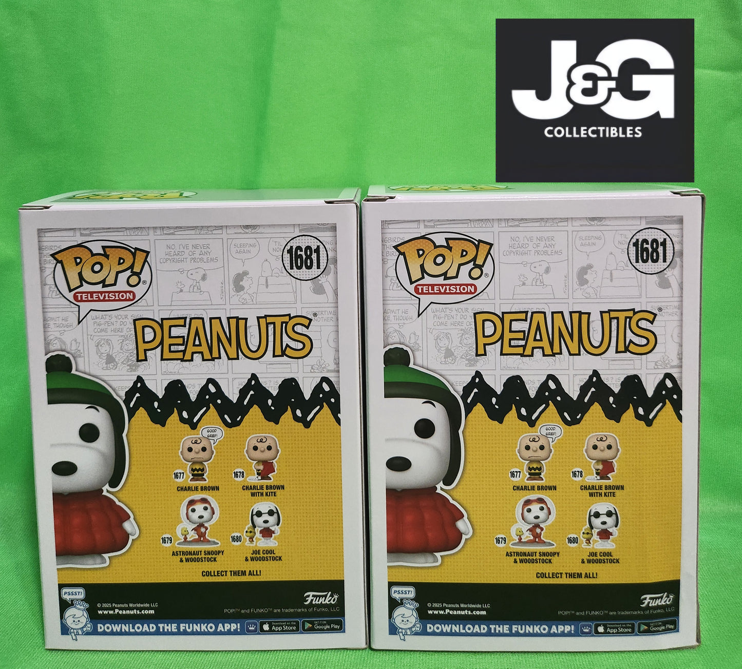 Funko Pop! Peanuts Snoopy Chase And Common Set