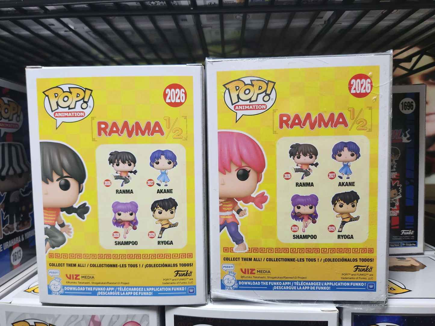 Funko Pop! Ranma 1/2 Ranma Chase And Common Bundle