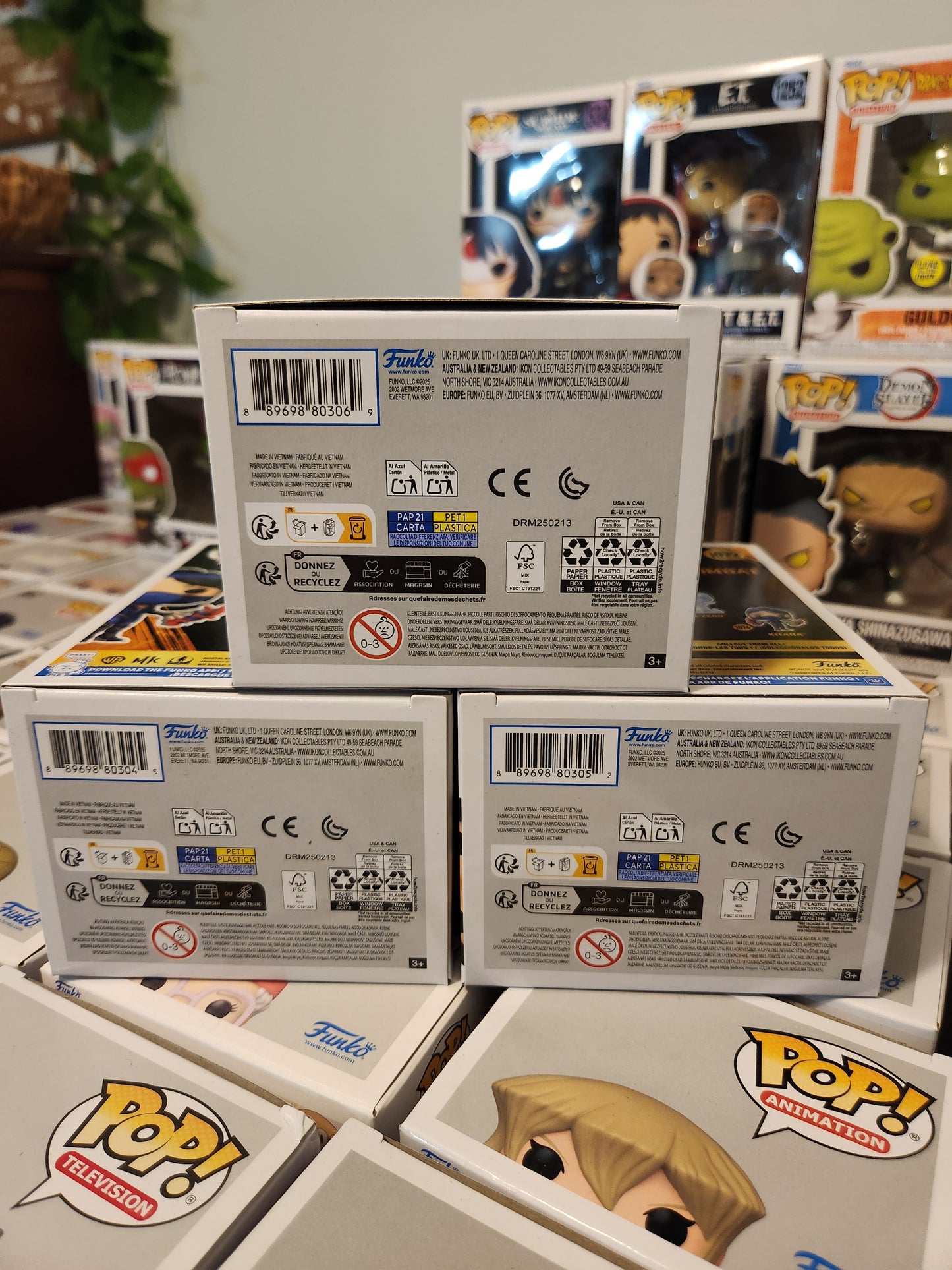 Funko Pop! Motal Kombat 11 Fatality Set of 3 (Kitana, Scorpion, Sub-Zero)