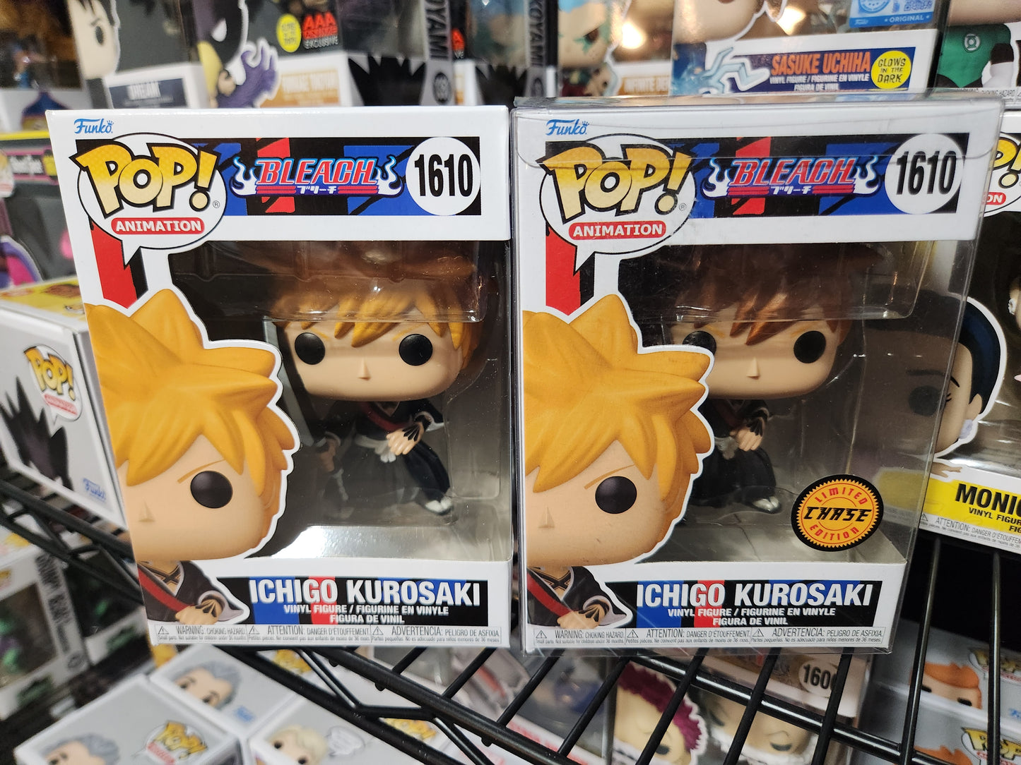 Funko Pop! Bleach Ichigo Kurosaki Metallic Chase And Common Bundle