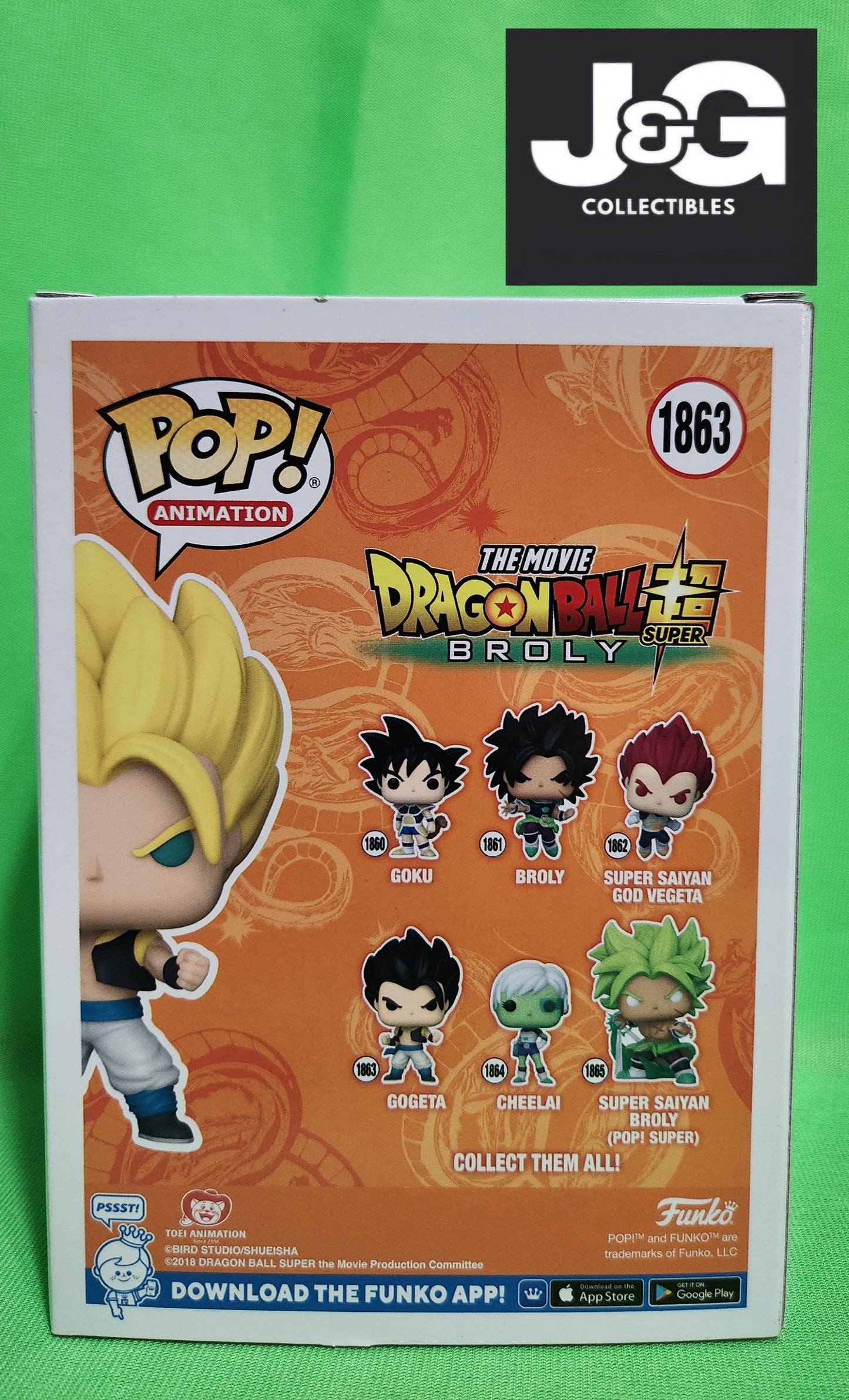 Funko Pop! Dragon Ball Super Broly Gogeta Chase