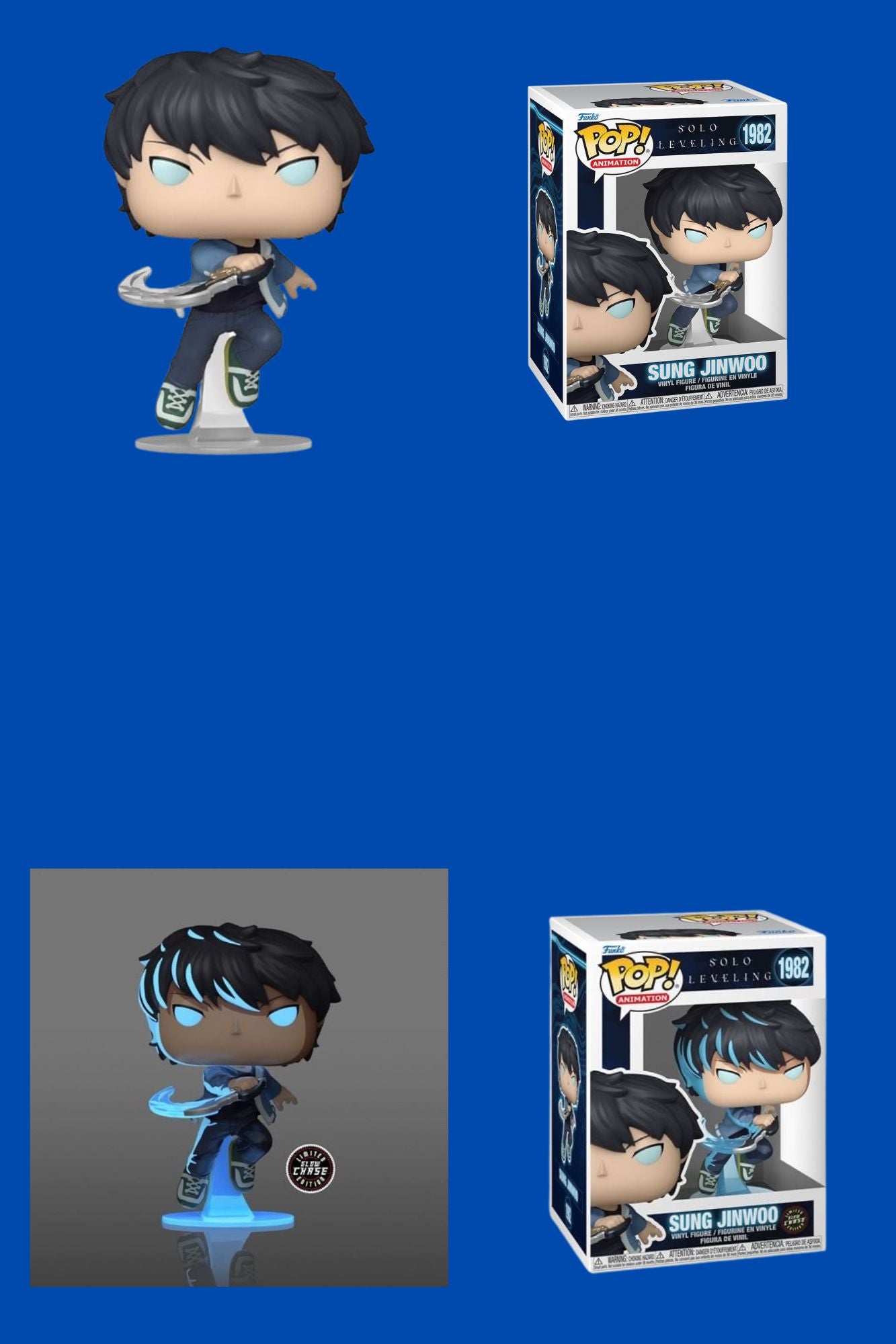 Funko Pop! Solo Leveling Sung Jinwoo Chase And Common Bundle PREORDER