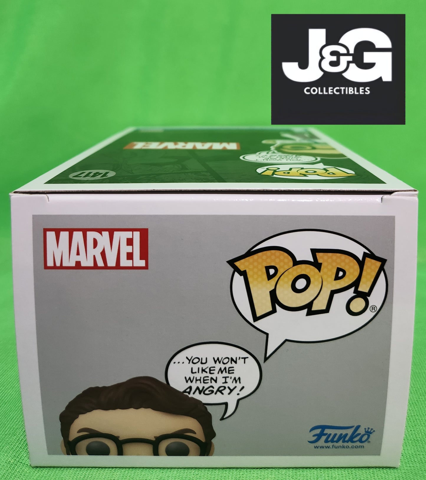 Funko Pop! Marvel Bruce Banner You Won't Like Me When I'm Angry