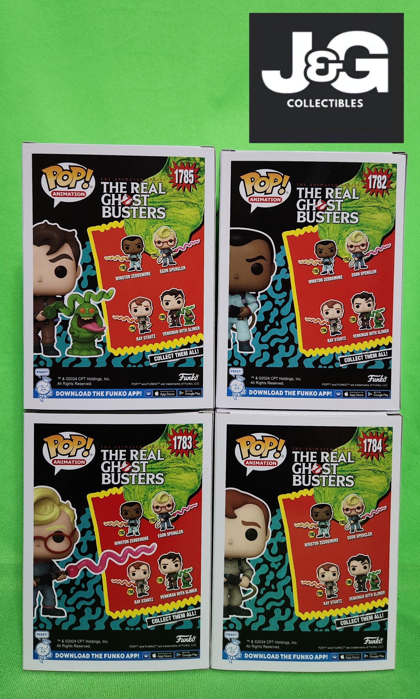 Funko POP! The Real Ghostbusters Set of 4 Pops