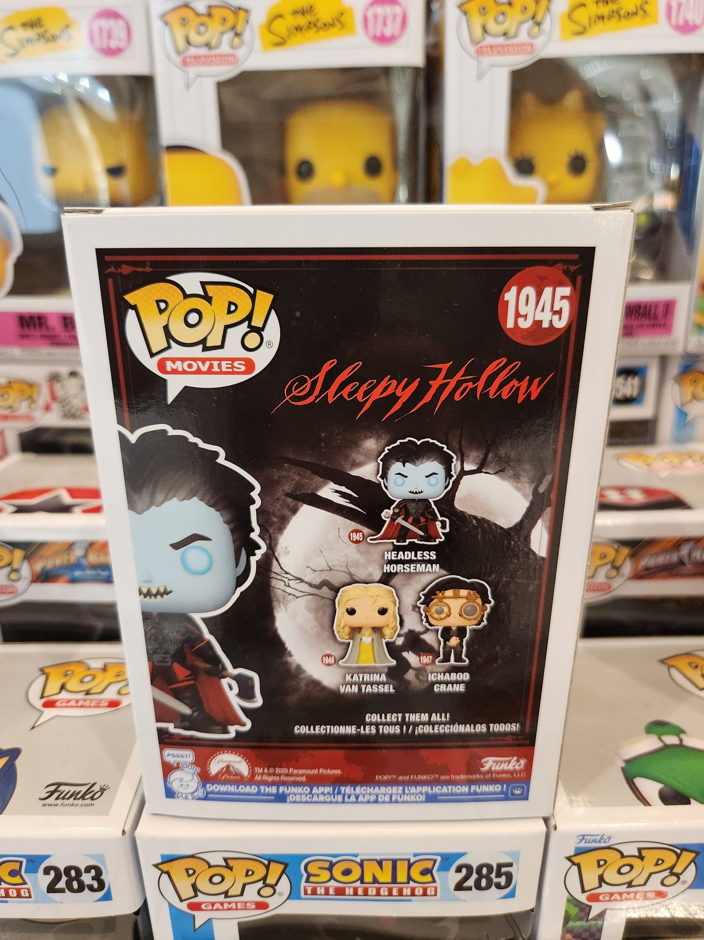 Funko Pop! Sleepy Hollow Headless Horseman