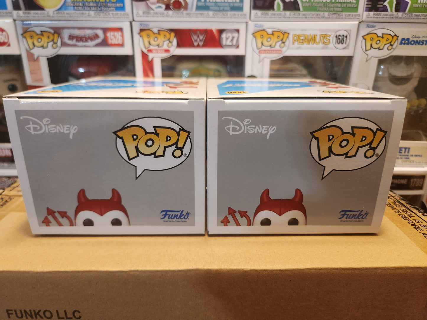 Funko Pop! Disney Devil Donald with Pumpkin Exclusive Chase and Common Bundle