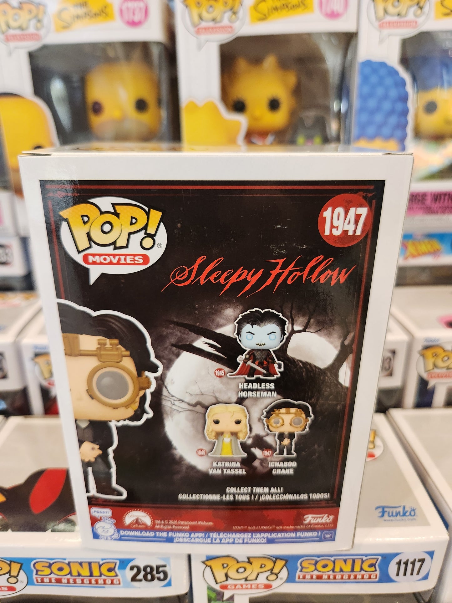 Funko Pop! Sleepy Hollow Ichabod Crane