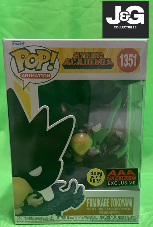 Funko Pop! My Hero Academia Fumikage Tokoyami Glow Exclusive
