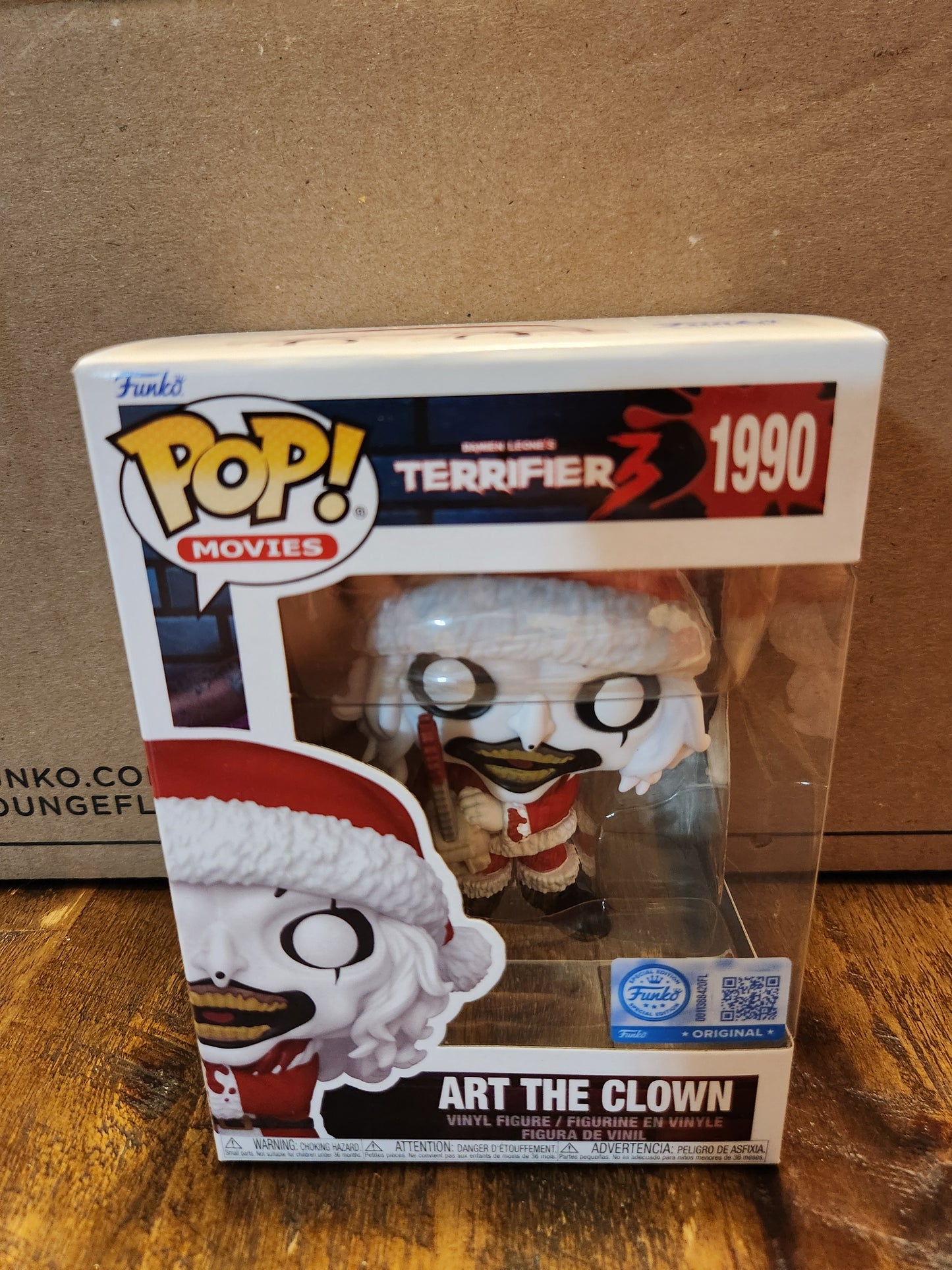 Funko Pop! Terrifier Art the Clown Bloody Santa Exclusive