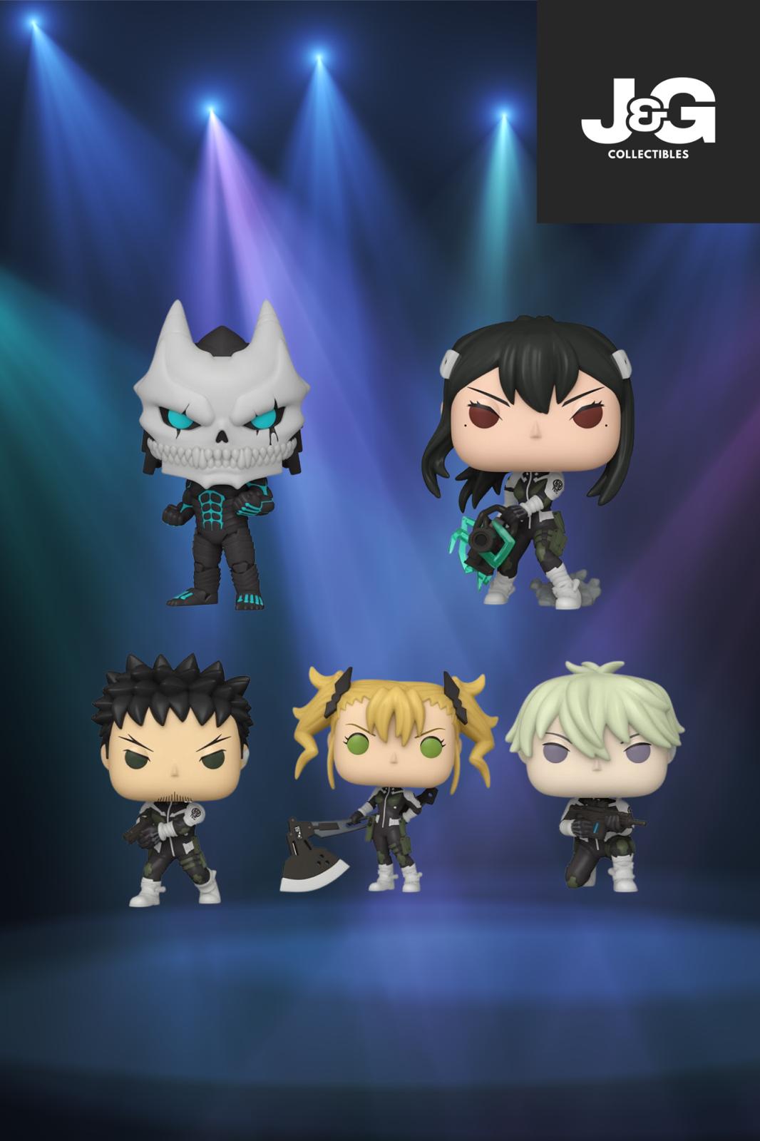 Funko Pop! Kaiju No 8 Full Set Of 5 Pops PREORDER