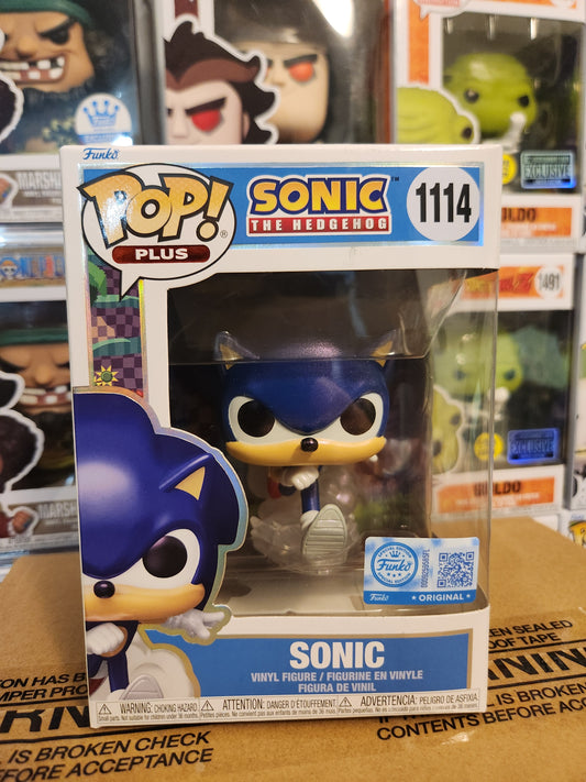 Funko Pop! Plus Sonic the Hedgehog Sonic Pearlescent Exclusive